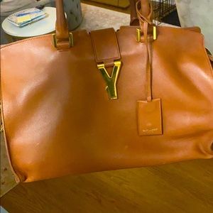 Authentic Camel YSL bag!